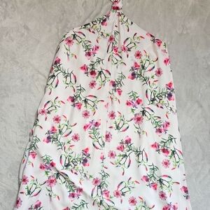 INC International Concepts Floral High-Low Skirt - Pink and Green